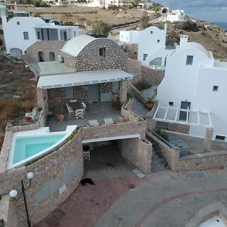 Villa Black Gem - Private Heated Jacuzzi & Caldera View
